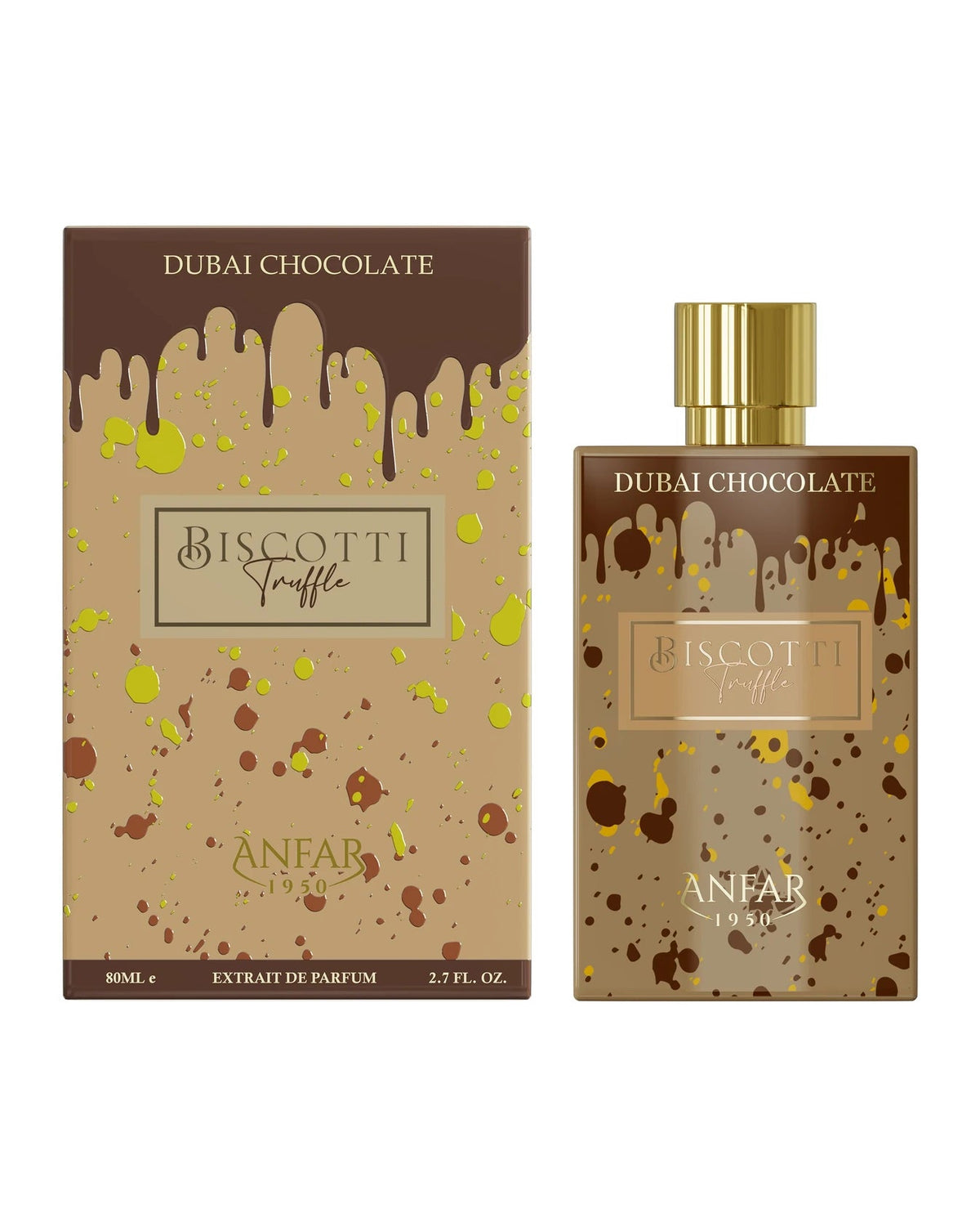 Anfar Dubai Chocolate Biscotti Truffle (80ml) - FragranceGems