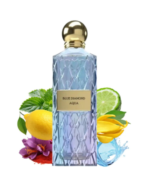 Ibraheem Al Qurashi Blue Diamond Aqua (150ml) – Eaux de Parfum, flacon