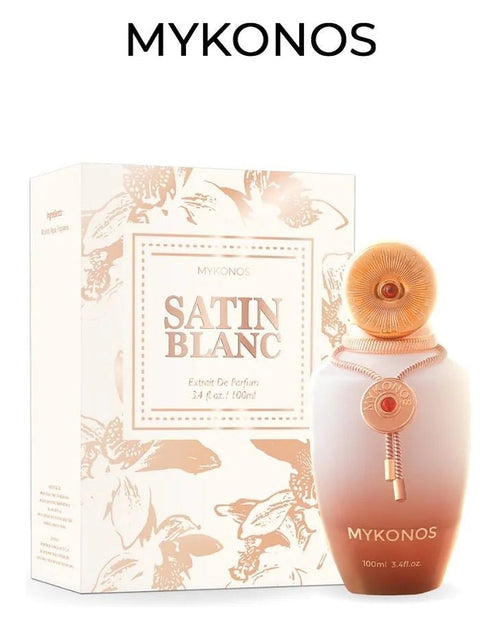 Mykonos Satin Blanc (100ml) – Eaux de Parfum, flacon